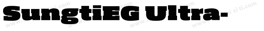 SungtiEG Ultra字体转换